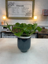 Load image into Gallery viewer, Small Blue Ceramic Pot