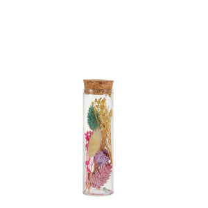 Dried Flowers - Wish Bottle - Pastel