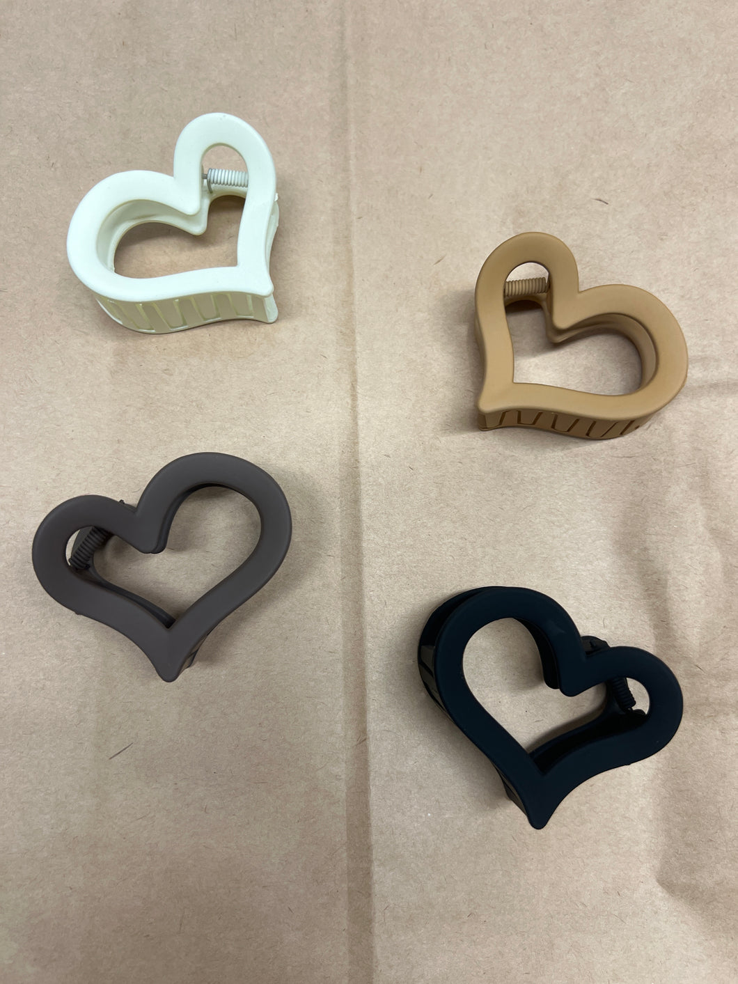 Heart Claw Clips