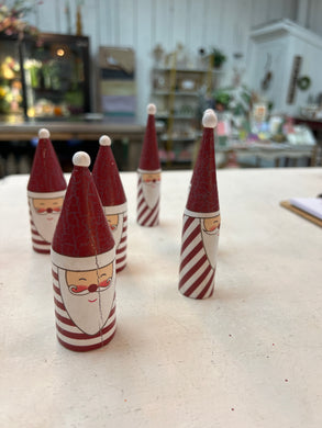 Mini wooden Santa