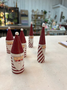 Mini wooden Santa