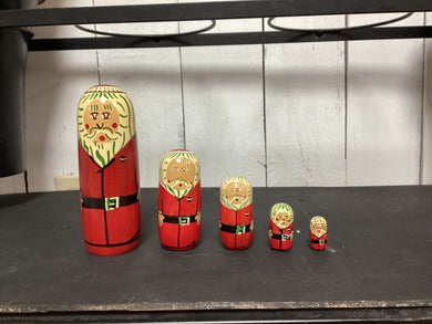 Christmas Santa Nesting Doll