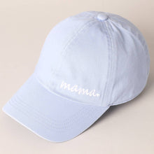 Load image into Gallery viewer, Mama Letters Embroidered Baseball Cap