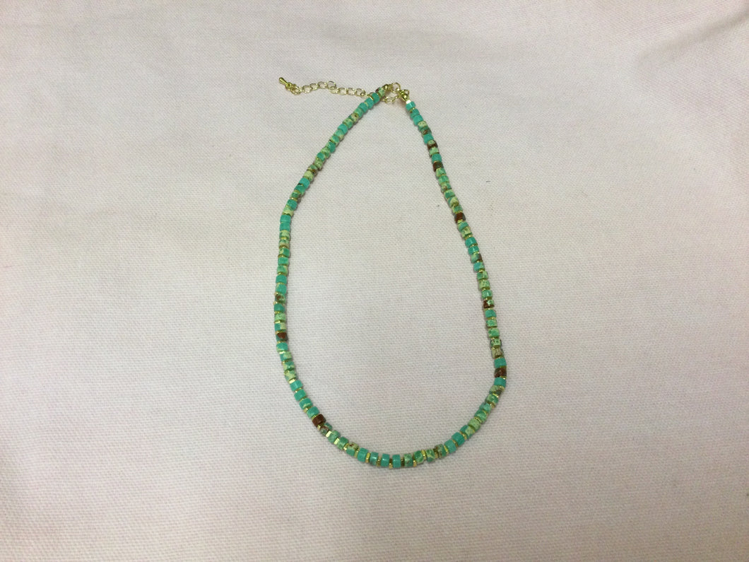 Turquoise Beaded Necklace