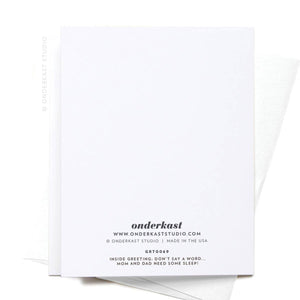 Hush Little Baby Greeting Card