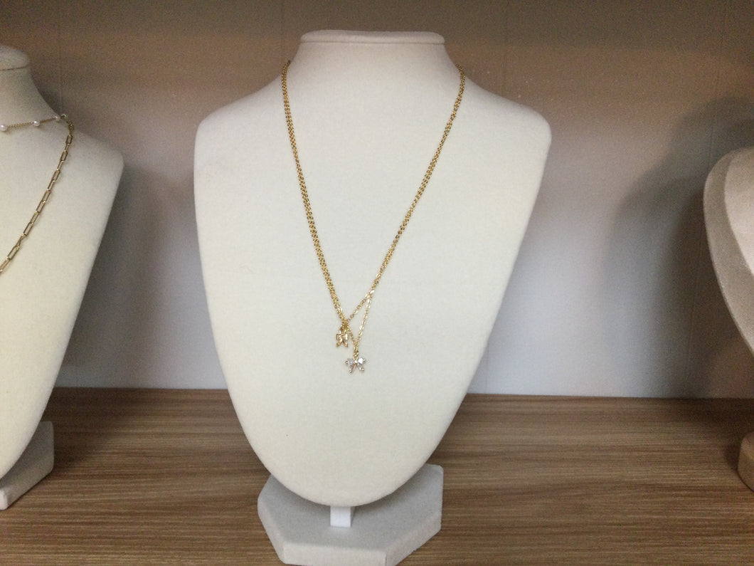 Bow Layered Necklace