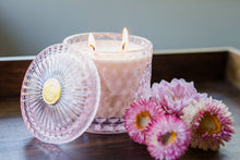 Load image into Gallery viewer, Peony Shimmer 15oz Shimmer Candle 2 wick