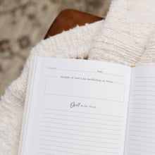 Load image into Gallery viewer, Dwell in the Word Journal | Linen Gold Foil Bound