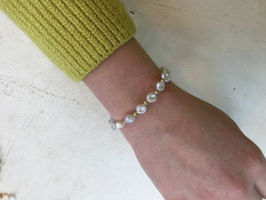 Gold Pearl Resizable Bracelet