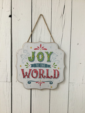 Joy to the World Holiday Sign