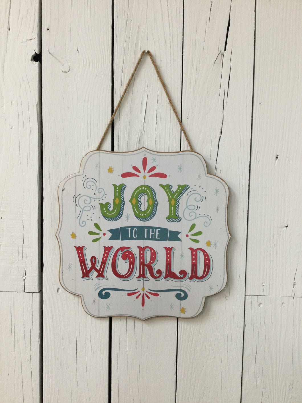 Joy to the World Holiday Sign