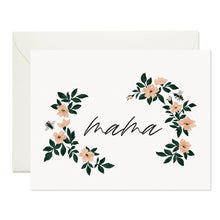 Load image into Gallery viewer, Mama floral wreath Card