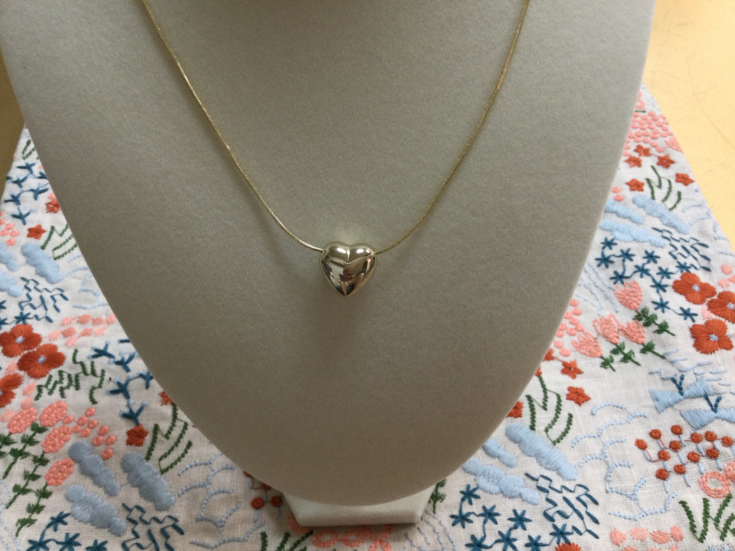 Bubble Heart Necklace
