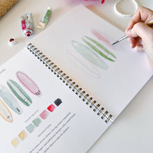 Load image into Gallery viewer, Tropical watercolor workbook