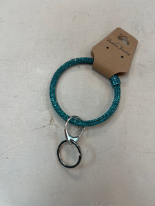 Blue Keychain Ring