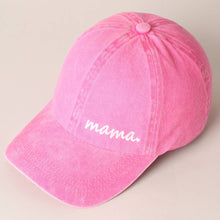 Load image into Gallery viewer, Mama Letters Embroidered Baseball Cap