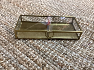 Gold & Glass Box