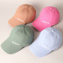 Load image into Gallery viewer, Mama Letters Embroidered Baseball Cap