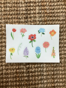 Sticker Sheets - Floral Watercolor