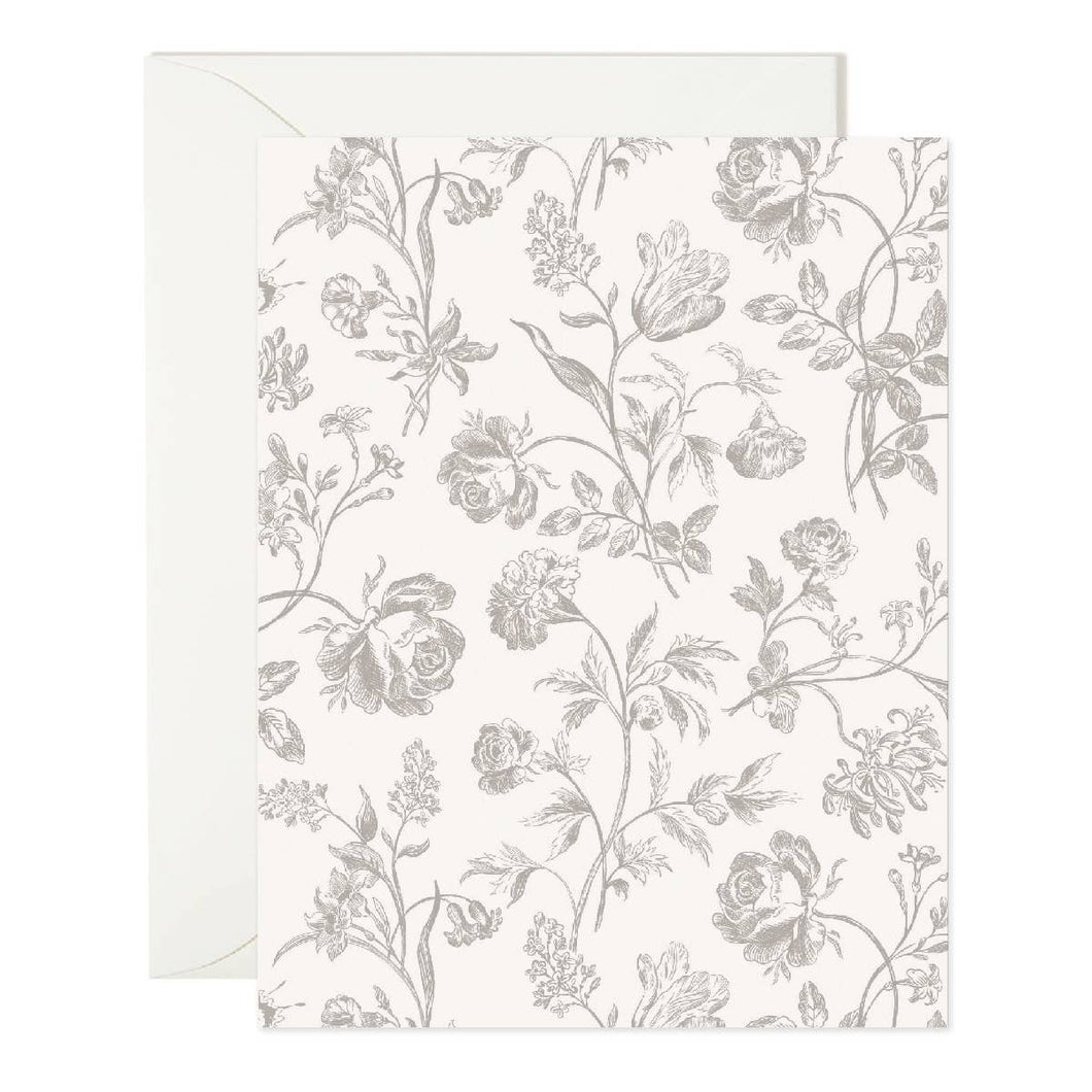 Garden Toile Card 