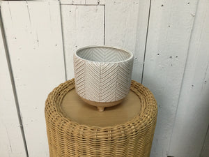 6 inch Chevron Cachepot