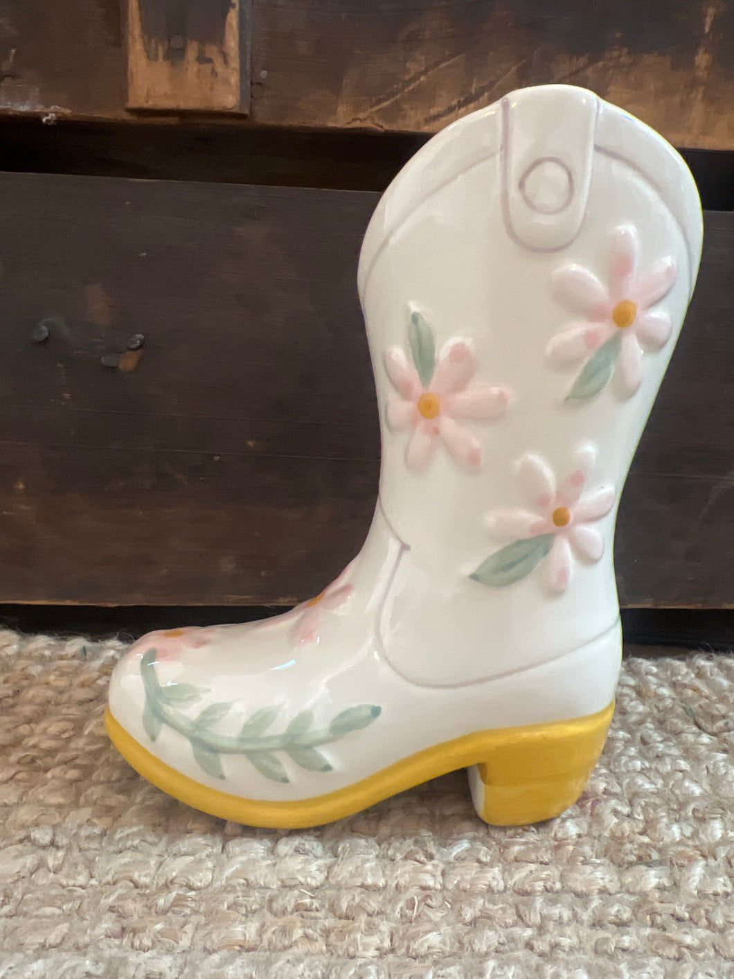 Ceramic Cowboy boot