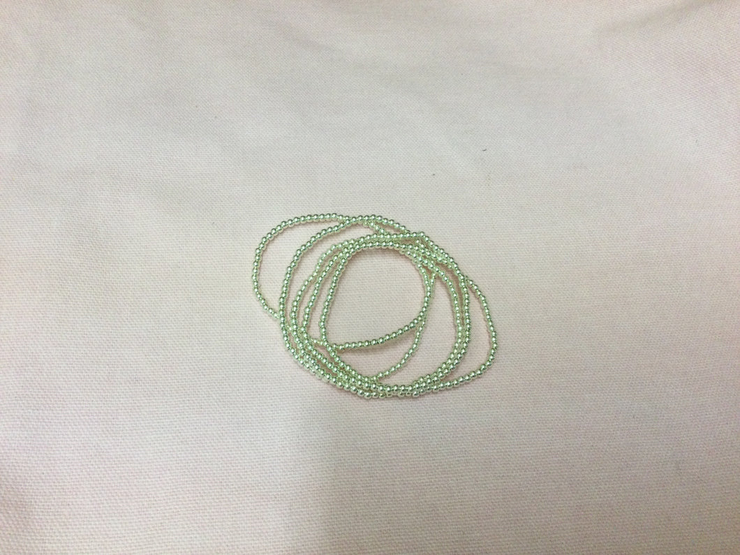 Silver Beaded Bracelets