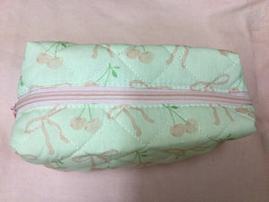 Cherry and Bow Pink Bag