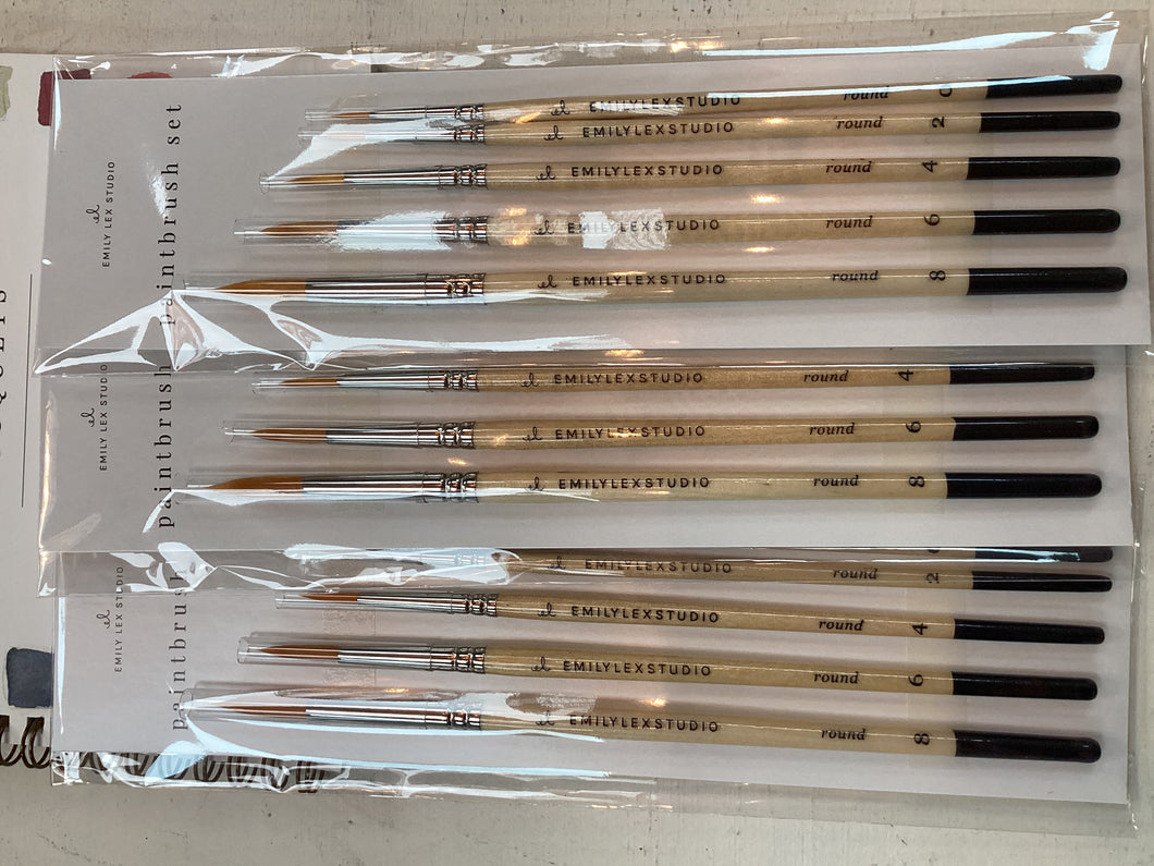 Paintbrush Set by Emily Lex Studio