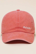 Load image into Gallery viewer, Mama Lettering Embroidery Baseball Cap