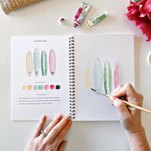 Load image into Gallery viewer, Tropical watercolor workbook