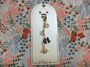 Bee Key & Bag Charm