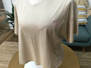 Texas Flourish Crop Tee