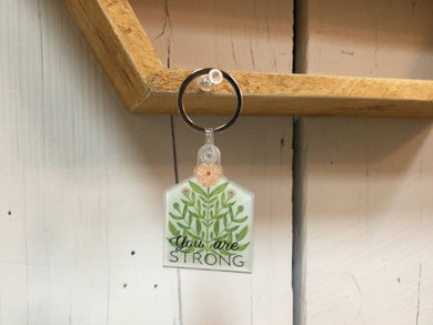 You are strong keychain