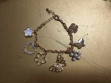 Load image into Gallery viewer, Butterfly &amp; Florals Charm Bracelet