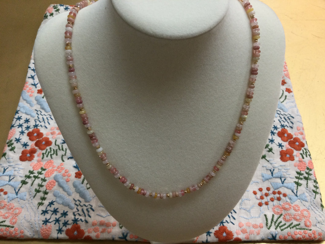 Pink Stone Necklace