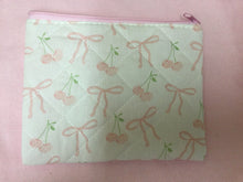 Load image into Gallery viewer, Cherry and Bow Pink Bag