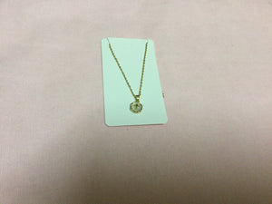 Pearly Gold Cross Necklace