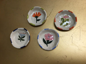 Stone Hand-Painted Plates