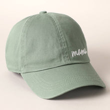 Load image into Gallery viewer, Mama Letters Embroidered Baseball Cap