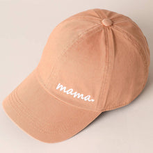 Load image into Gallery viewer, Mama Letters Embroidered Baseball Cap