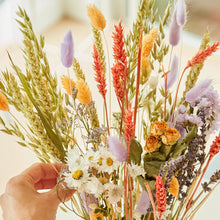 Load image into Gallery viewer, Dried Flowers - Field Bouquet Lavender Peach