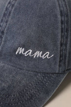 Load image into Gallery viewer, Mama Lettering Embroidery Baseball Cap