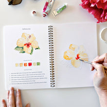 Load image into Gallery viewer, Tropical watercolor workbook
