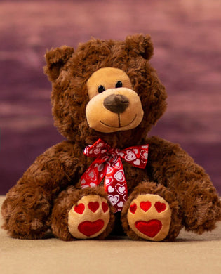 Paw Print Heart Bear